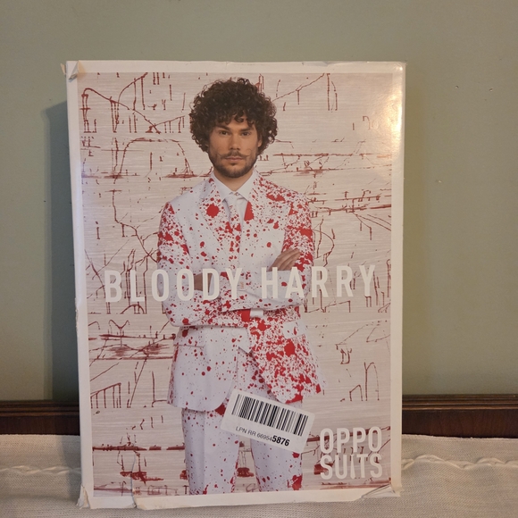 Bloody Harry Suit by Oppo Suits Halloween Sz 42 - Picture 1 of 7